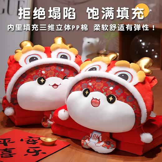 【团购】暖手抱枕被子两用午睡枕头办公室沙发午休三合一毯子靠枕车载 商品图0