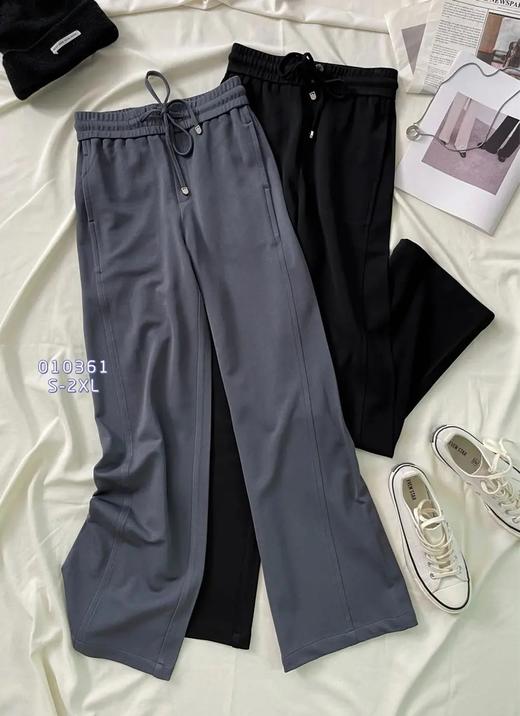 33BAR010361#弹力斜纹阔腿裤 商品图0