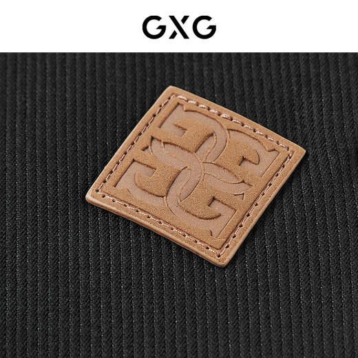 GXG男装 斜纹针织短裤直筒五分裤休闲裤24年夏G24X222006 商品图3