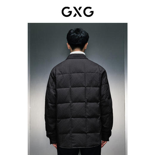 GXG男装 黑色轻便舒适羽绒服 冬季热卖羽绒服 GEX1D2526384 商品图3