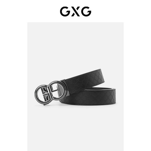 GXG皮带便捷针扣男士裤腰带纯牛皮青年潮流年轻人商务皮带 商品图3