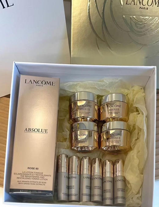 预售5-7天！兰蔻菁纯紧致礼盒 菁纯玫瑰水150ml+菁纯清爽面霜15ml×4+菁纯精华乳5ml×6 滋养抚纹紧致 商品图0