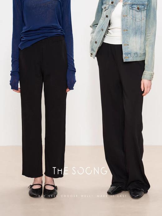 THESOONG"松弛漫步"100%棉呼吸感松紧中腰休闲裤HBKZ6578/HBKZ6580 商品图2