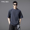 PINLI品立2025夏季新款重磅纯棉短袖T恤男士宽松拼接美式休闲体恤GD252111298 商品缩略图5