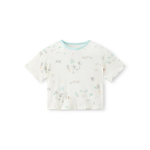 【商场同款】英氏儿童家居服夏季薄透气凉爽短袖2025新款中裤睡衣 商品图4