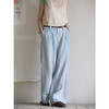 牧衣游原创 炒色汉麻裤子女轻薄清凉柔软宽松显瘦百搭休闲裤 行歌 商品缩略图3