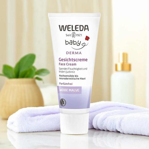 【保税仓】WELEDA维蕾德白锦葵婴儿柔敏面霜50ML 商品图1