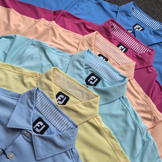 大码福利，外贸欧美正品FJ 糖果色男款高尔夫短袖体恤.
浅绿色M L XL XXL 黄色L XL 橘黄色L XXL
天蓝色XXL 宝蓝色M
欧码偏大 商品图1