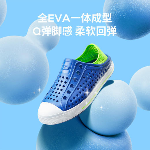 【丹妈】斯凯奇儿童洞洞鞋凉鞋男女童涉水溯溪鞋防滑沙滩拖鞋91995L 商品图2