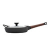 无涂层铸铁煎锅  | 28cm 锻黑 煎炒焖炸 电磁炉燃气灶通用 归禾器 商品缩略图5