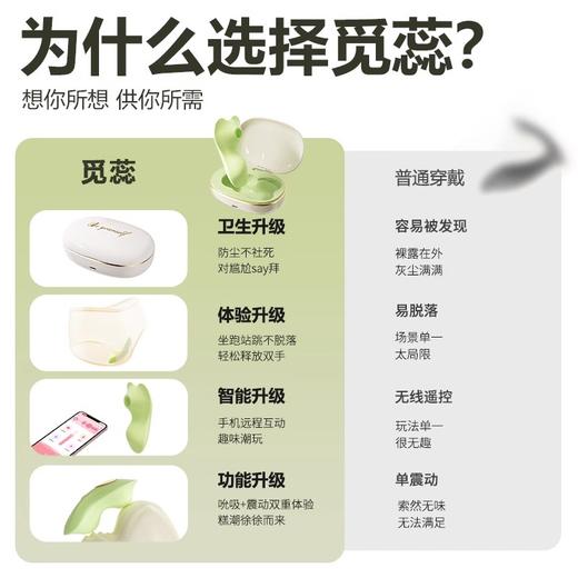 谜姬 觅蕊穿戴震动吮吸口爱 商品图1
