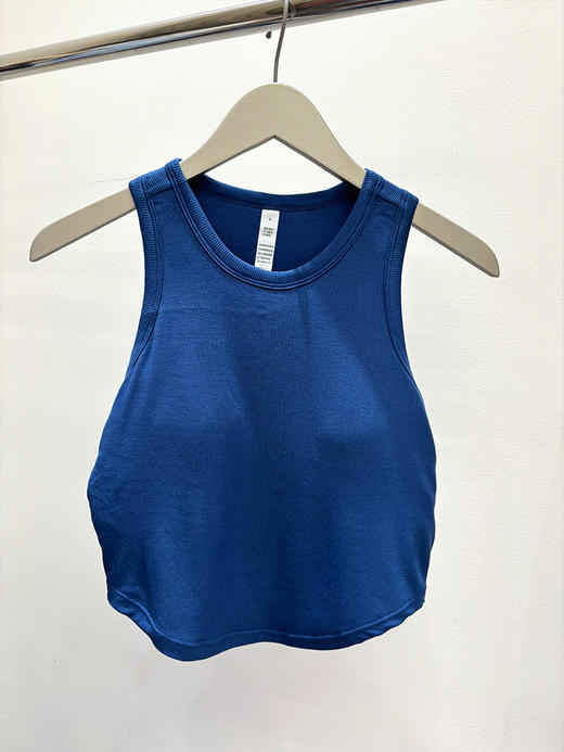 哈瓦塔罗纹裸感显瘦瑜伽运动背心H350110 商品图3