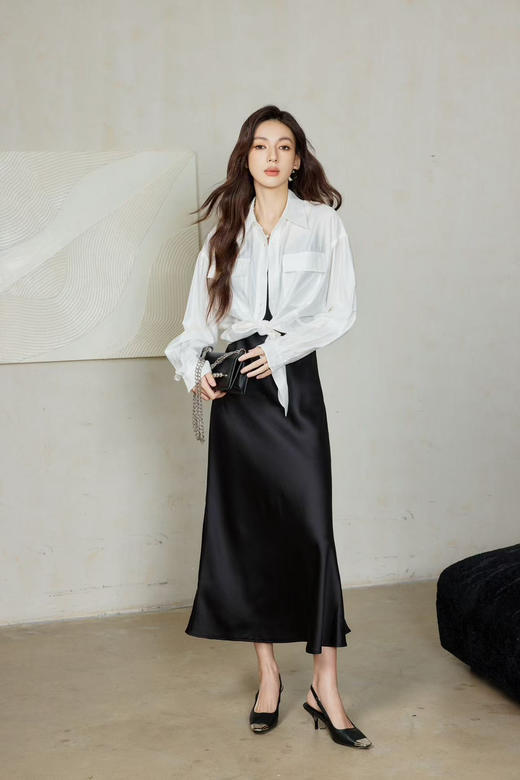 珞炫/LOFTSHINE白色衬衫 商品图3