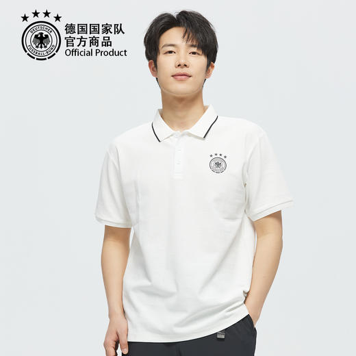 【官方正版】德国国家队 | 春夏季简约舒适队徽印花纯色短袖 商品图1