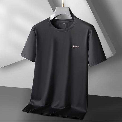 【冰丝】【DK】大依优型大码短袖T恤加肥大码半袖男夏季冰丝凉感打底衫胖子圆领运动T恤 商品图4