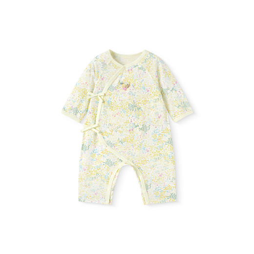 【商场同款】英氏婴儿衣服夏季长袖轻薄透气女宝连体衣新款 商品图4