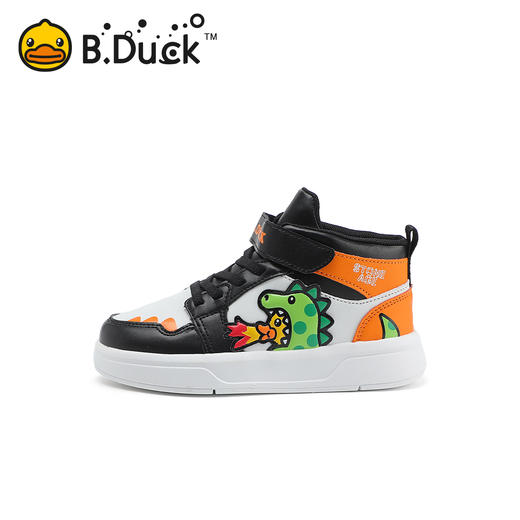 B.Duck小黄鸭童鞋男童板鞋春季宝宝鞋儿童鞋子女童休闲鞋24-32 B3586972 商品图2