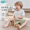 【2025年春夏新品】i-baby/英伦宝贝自然生长恒温抑菌家居服男童针织女童睡衣低敏短袖短裤套装亲子装 商品缩略图2