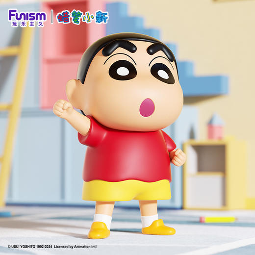 玩乐主义 大尺寸蜡笔小新鳄鱼山先生手办摆件周边公仔玩具 商品图2