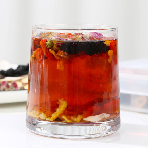 茯济堂 红参玫瑰小罐茶225克 商品图3