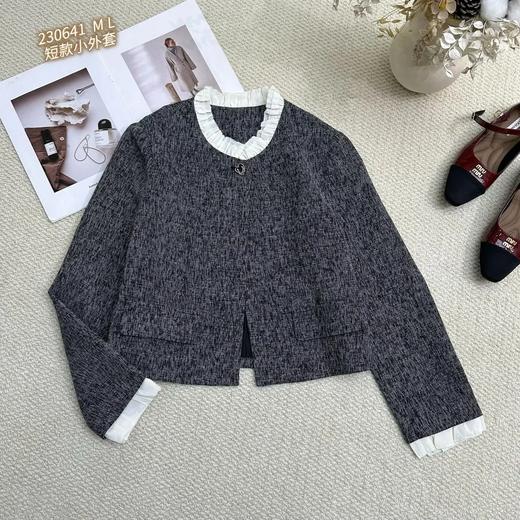 33BAR230641#气质法式短款外套 商品图0