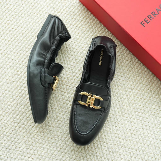 【3月25日 下午14:00 秒杀】菲拉 内里进口羊皮 原版定制混种羊皮 弹力 芭蕾 乐福鞋 商品图11