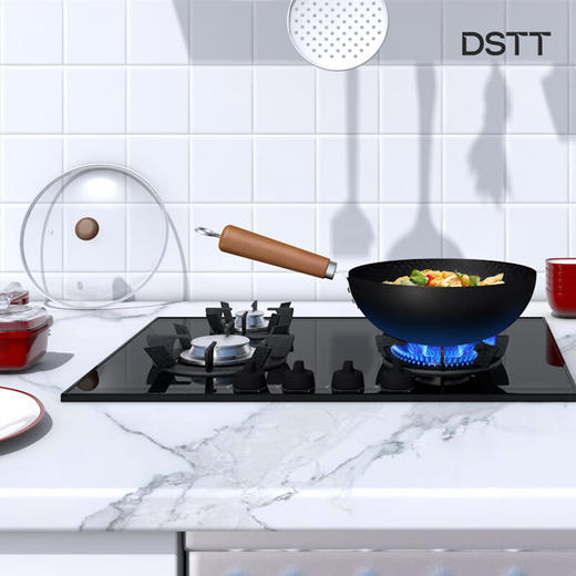 都市太太_比比皆乐炒锅_28cm不锈铁锅、燃气灶电磁炉通用【K】 商品图5