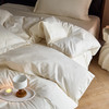 自然简约素色四件套---本白  【被套：200*230cm   床单：230*250cm床单+枕套一对】 商品缩略图0