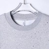 T2902夏季高级感新款潮牌烫钻磨破圆领短袖T恤小众设计情侣百搭上衣 商品缩略图2