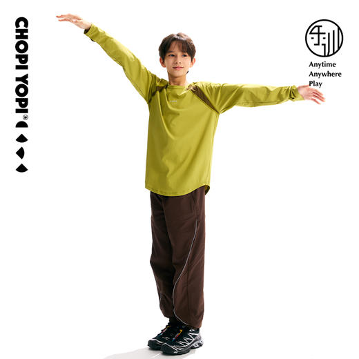 【薄荷皮】乐训logo插肩拼接长袖T恤 chopiyopi 商品图4