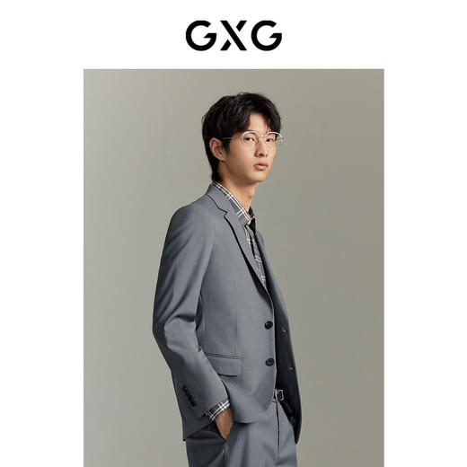 GXG男装 中灰色简约套西西装 夏季热卖西服 GE1131018G 商品图3