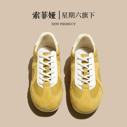 品质好货 | Safiya/索菲娅2025时尚休闲平底豆豆底运动德训鞋SFD1112774 商品图13