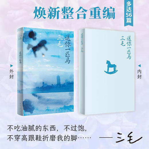 送你一匹马 新版 我不求深刻 只求简单 看三毛如何拒绝内耗 为自己而活 焕新整合重编 多达56篇 商品图3