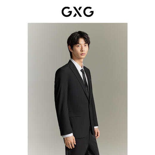 GXG男装 黑色通勤西装 夏季热卖西服 GE1131021G 商品图3