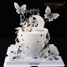 1027CAKE |    蝴蝶月亮  灰色系