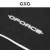 GXG男装 黑色中廓字母印花撞色明线开襟卫衣时尚卫衣GEX13114153 商品缩略图3