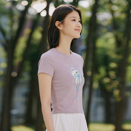 【T恤】奶噗噗联名短袖T恤 1P2221224 商品图4