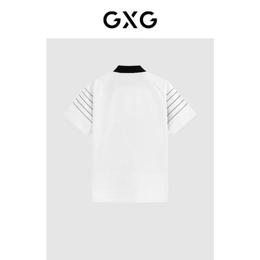 GXG 夏季热卖男士撞色休闲翻领Polo衫男短袖 商品图1
