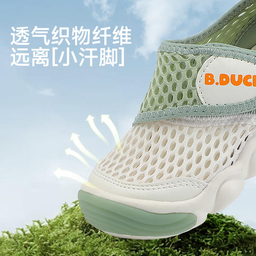 B.Duck小黄鸭童鞋宝宝鞋子夏季网面透气鞋男童女童学步鞋23-30 B1686866 商品图2