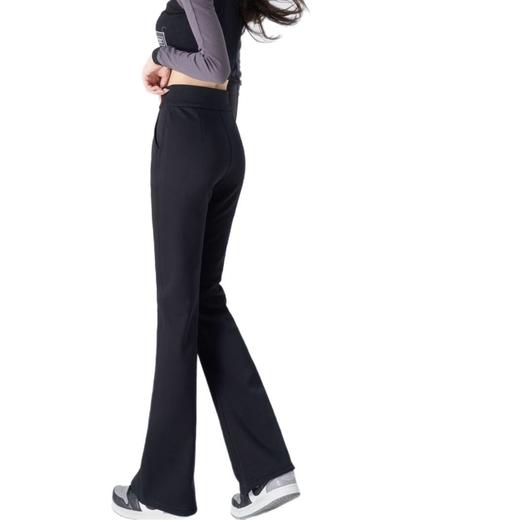 【松松微喇裤】春季新款黑色高腰垂感微喇喇叭裤 修身显瘦小黑裤 商品图4