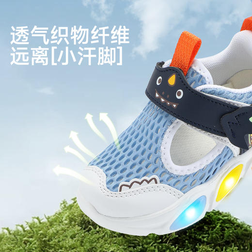 B.Duck小黄鸭童鞋夏季男女童儿童运动鞋23-30 BY1686821 商品图2