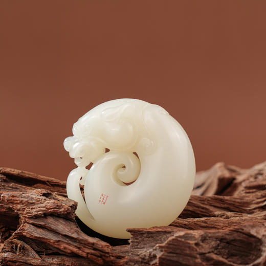 新疆国玉盟世玉【鸿运纳宝】和田玉挂件/把件【带证书·顺丰物流】 商品图3