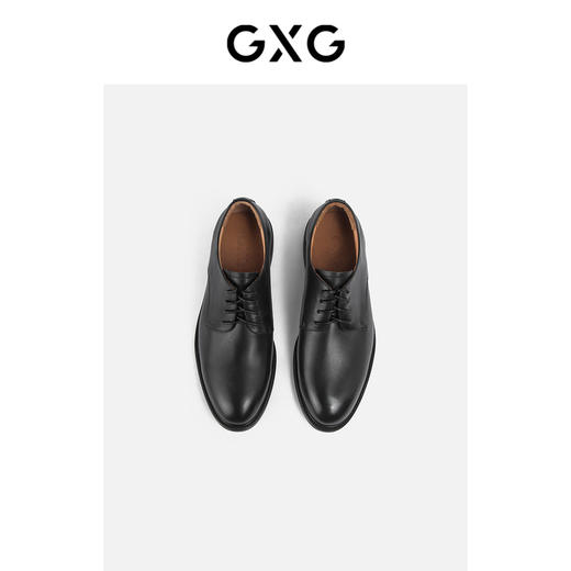 GXG男鞋皮鞋男正装商务牛津鞋新郎结婚鞋皮底 商品图2