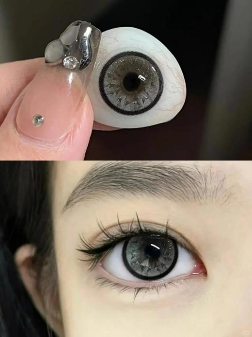 【新】14.5椰椰奶冻灰/甜丧黑兔/十八钗棕/大美目黑/嘟嘟黑.年抛美瞳 商品图4