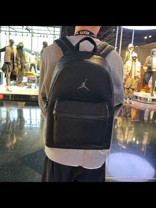 三色 ！ 独家 Jordan经典永续｜老花交织字母双肩包男女同款 双肩包 背包书包 43.2*31.8*15.2 交织双肩包 商品图4