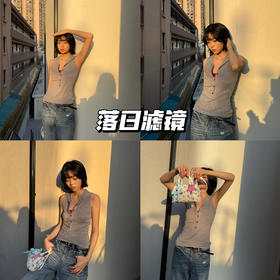 新品上身 | Golden Hour🔆🧡一抹小红撞色呼应！