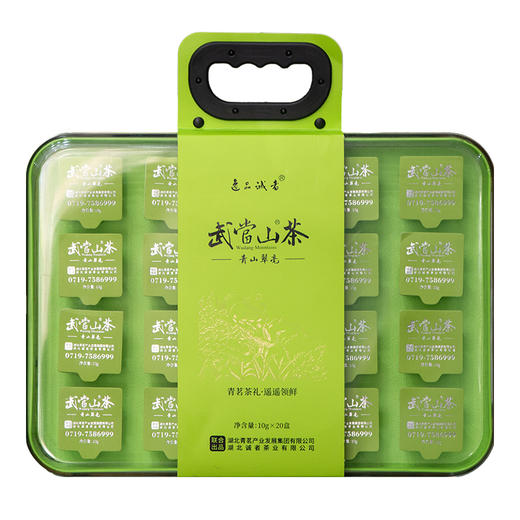 2025新茶 逸品诚者青山翠毫小罐茶绿盒礼盒 200g（10g*20盒） 商品图0