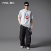 PINLI品立2025夏季新款男士圆领小丑印花短袖T恤上衣GD252111327 商品缩略图2