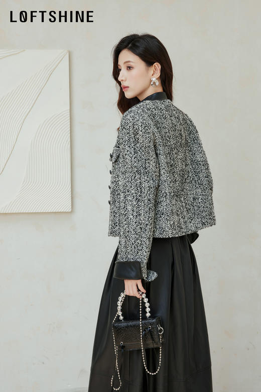 珞炫/LOFTSHINE深灰色夹克外套 商品图1