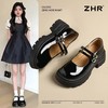 ZHR则则亮面玛丽珍鞋女2025春季新款英伦风单鞋软底绑带可爱jk鞋 商品缩略图0